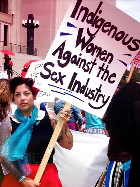 Prostitution protest